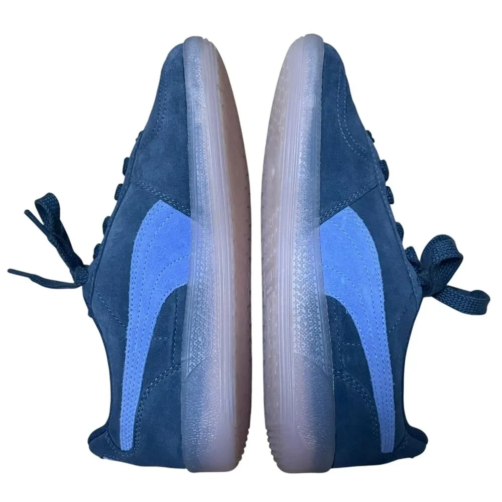 Puma Palermo Blue Suede Women Sneakers Size 7 Shoes